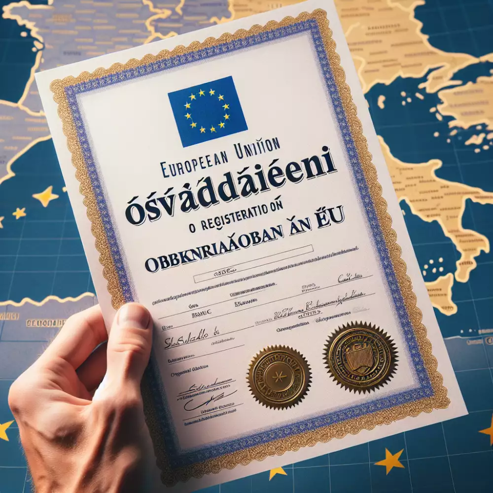 osvědčení o registraci občana eu